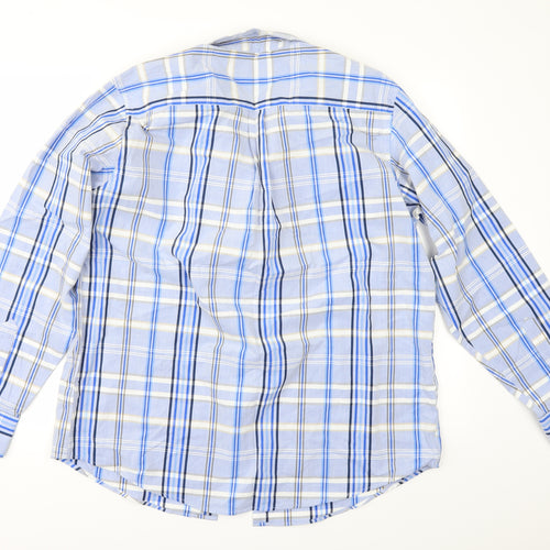 Stone Bay Mens Beige Check   Button-Up Size L