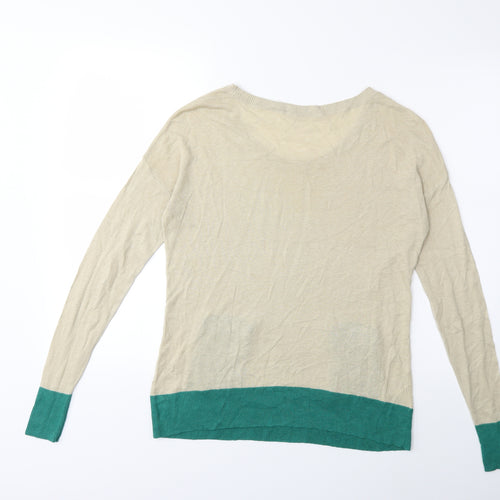 Trenery Womens Beige  Knit Pullover Jumper Size XS