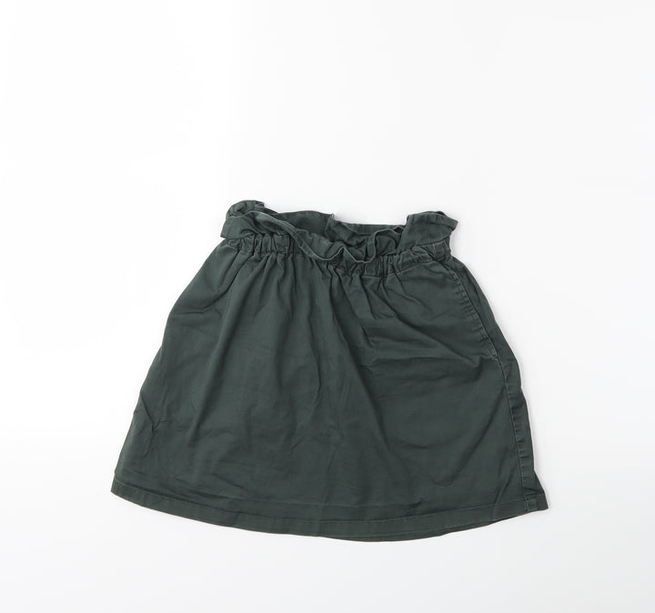 Uniqlo Girls Grey Mini Skirt Size 7 Years