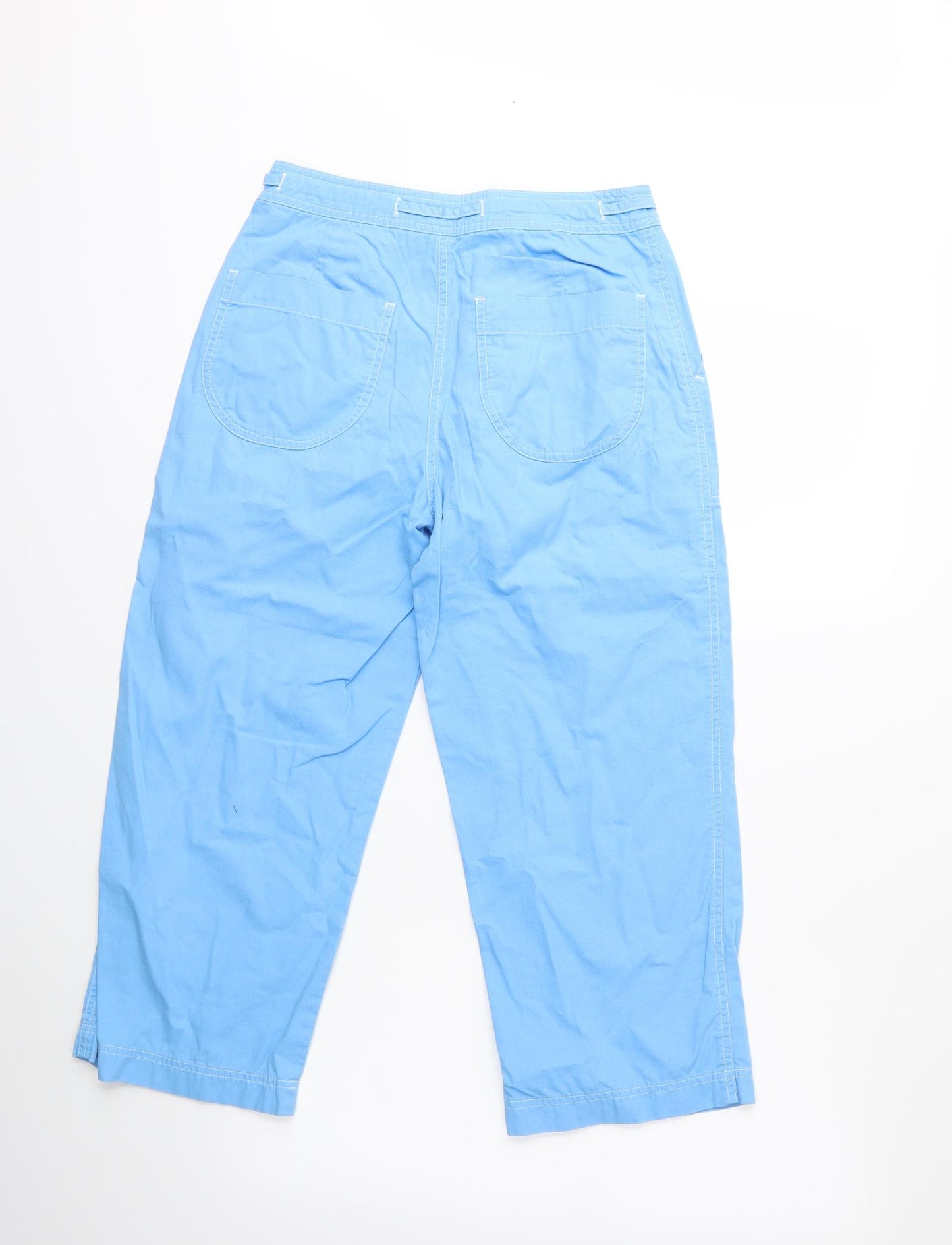 Marks and Spencer Womens Blue   Trousers  Size 10 L23 in