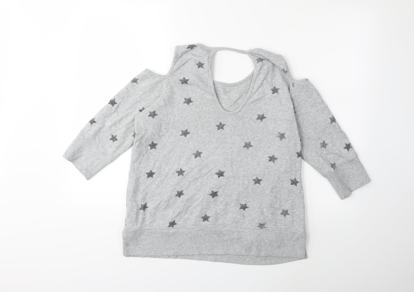 Preworn Womens Grey   Pullover Sweatshirt Size M