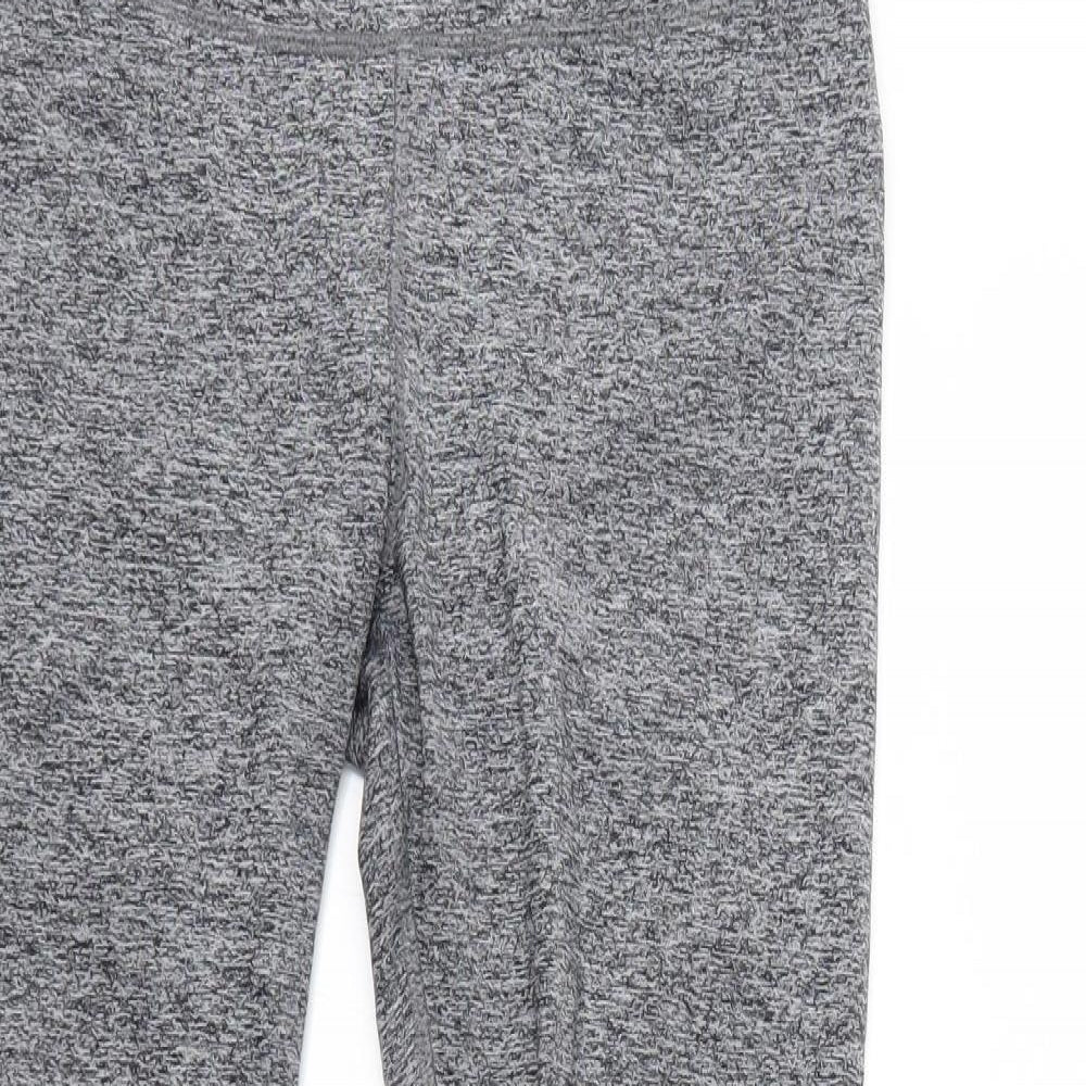 Preworn Womens Grey   Compression Leggings Size 30 in L28 in