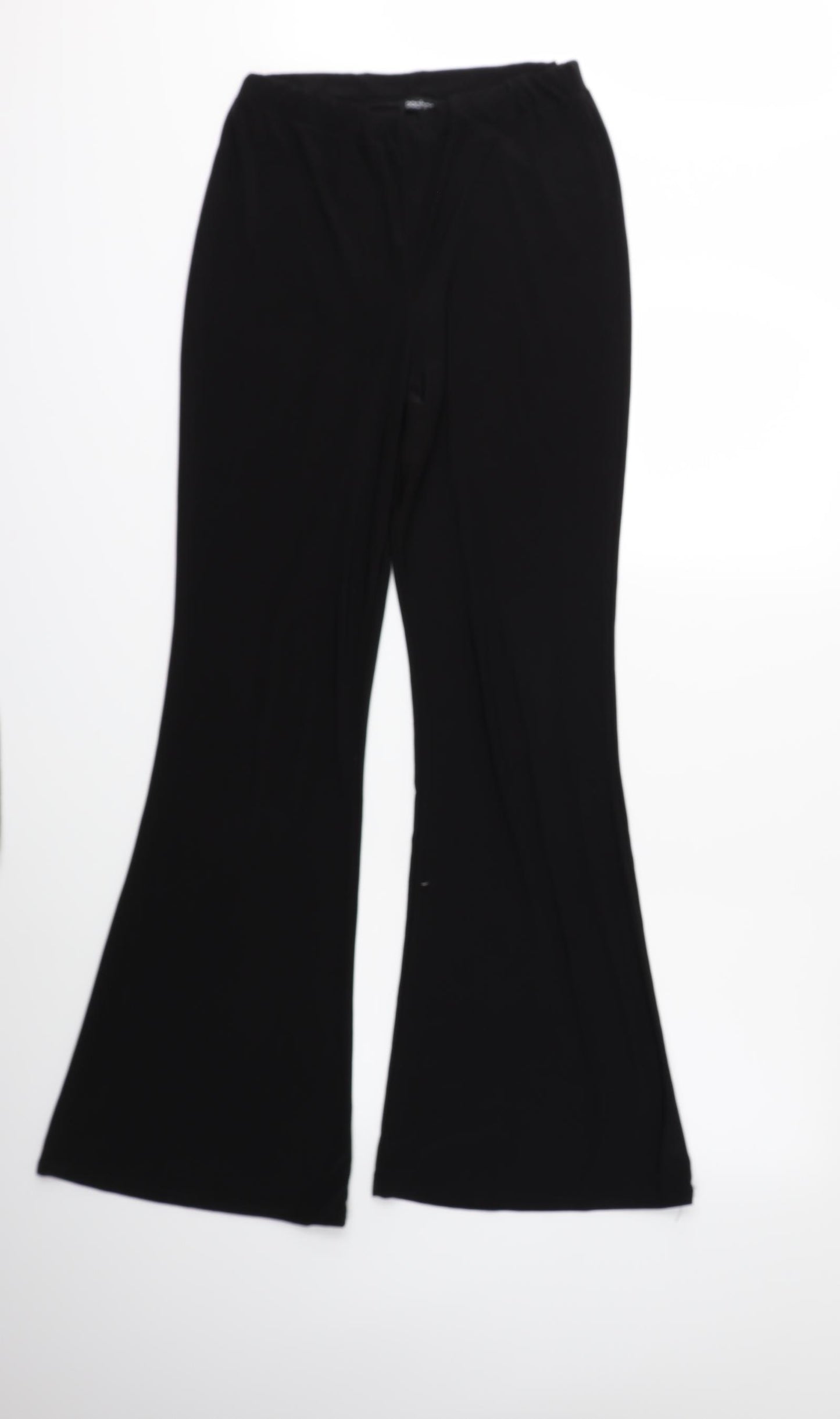 Boohoo Womens Black   Trousers  Size 14 L31 in
