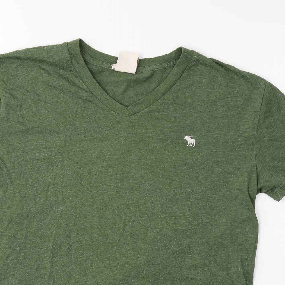 Abercrombie & Fitch Mens Green    T-Shirt Size M