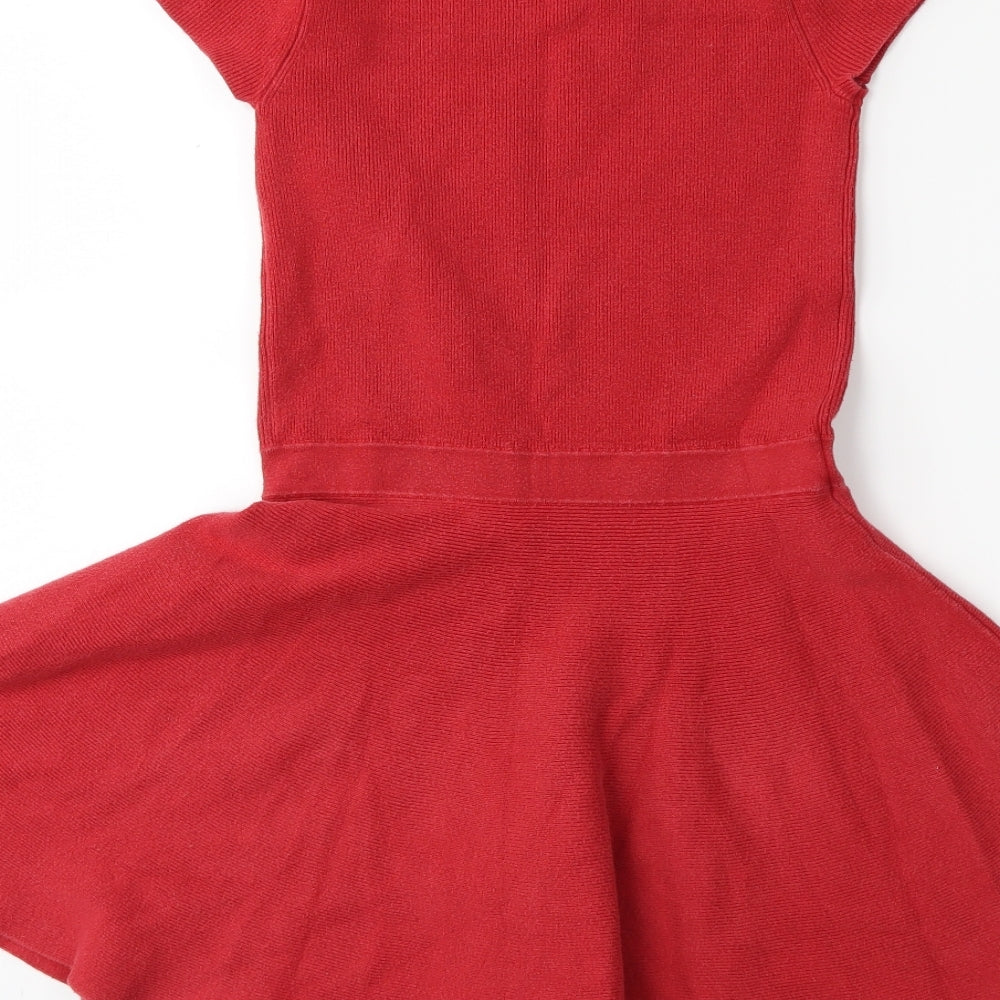 Gap Girls Red   Jumper Dress  Size 8 Years