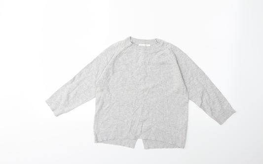 Zara Girls Green  Knit Pullover Jumper Size 7 Years
