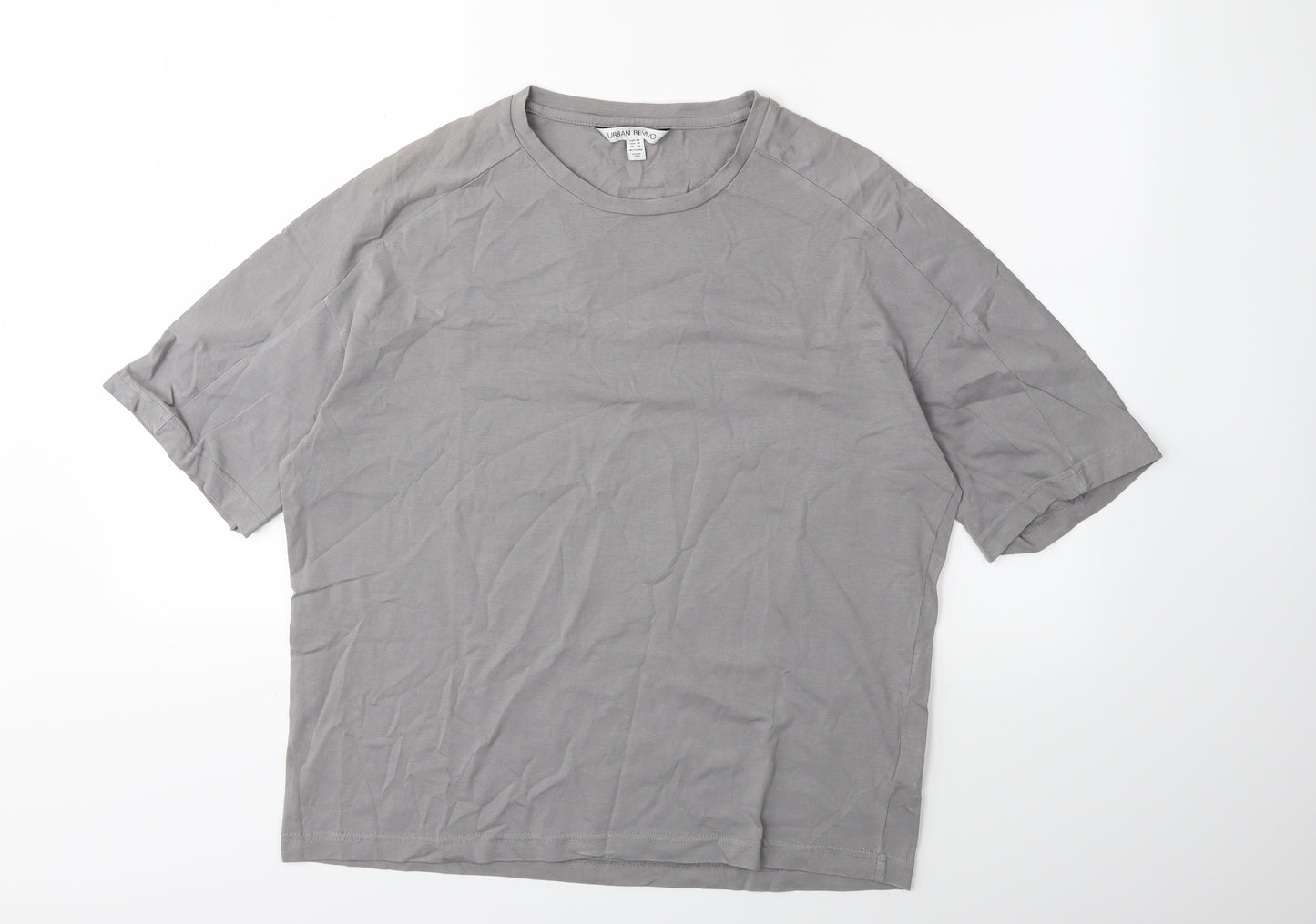 Urban Revivo Womens Grey   Basic T-Shirt Size 18