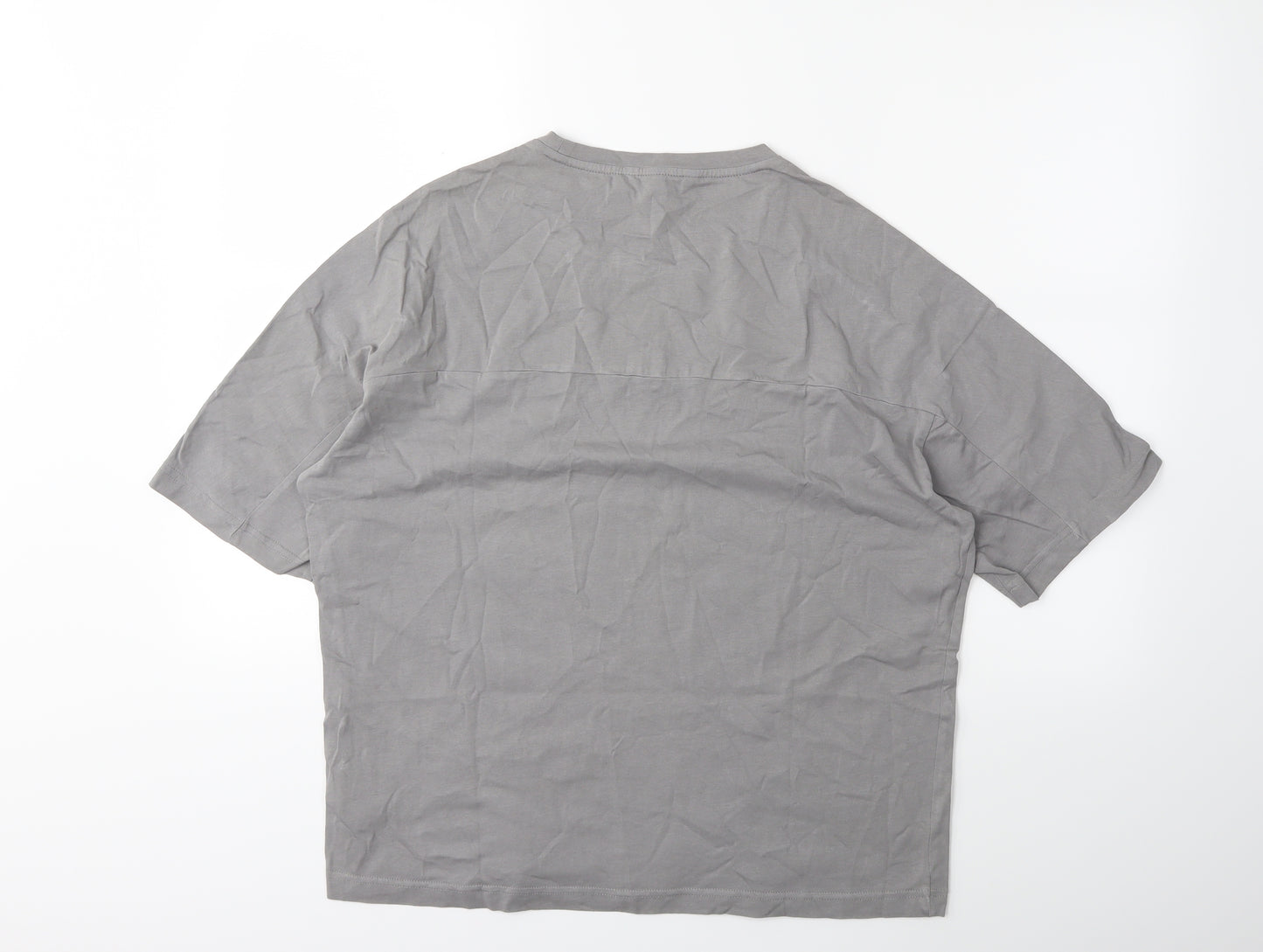 Urban Revivo Womens Grey   Basic T-Shirt Size 18