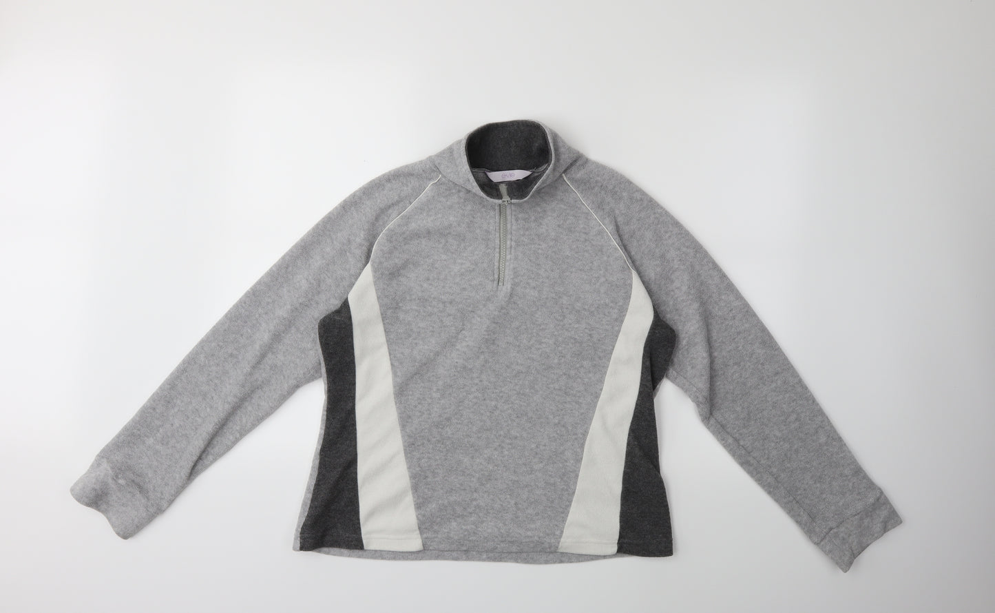 evie Womens Grey  Fleece Jacket  Size 14