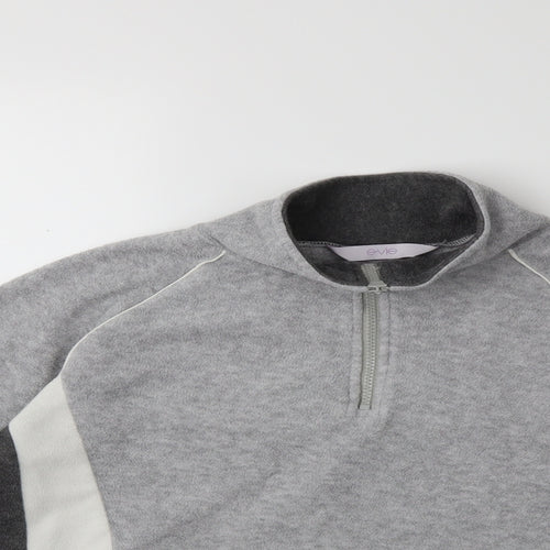 evie Womens Grey  Fleece Jacket  Size 14