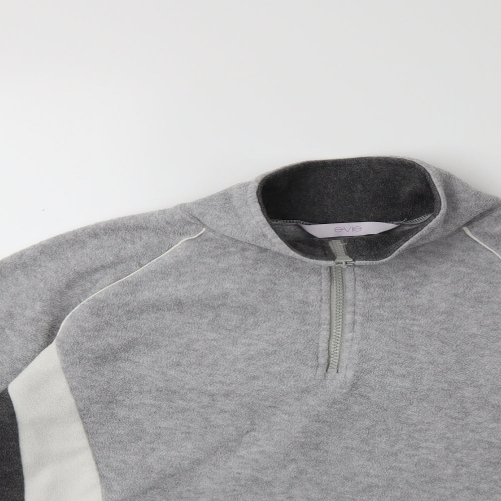evie Womens Grey  Fleece Jacket  Size 14
