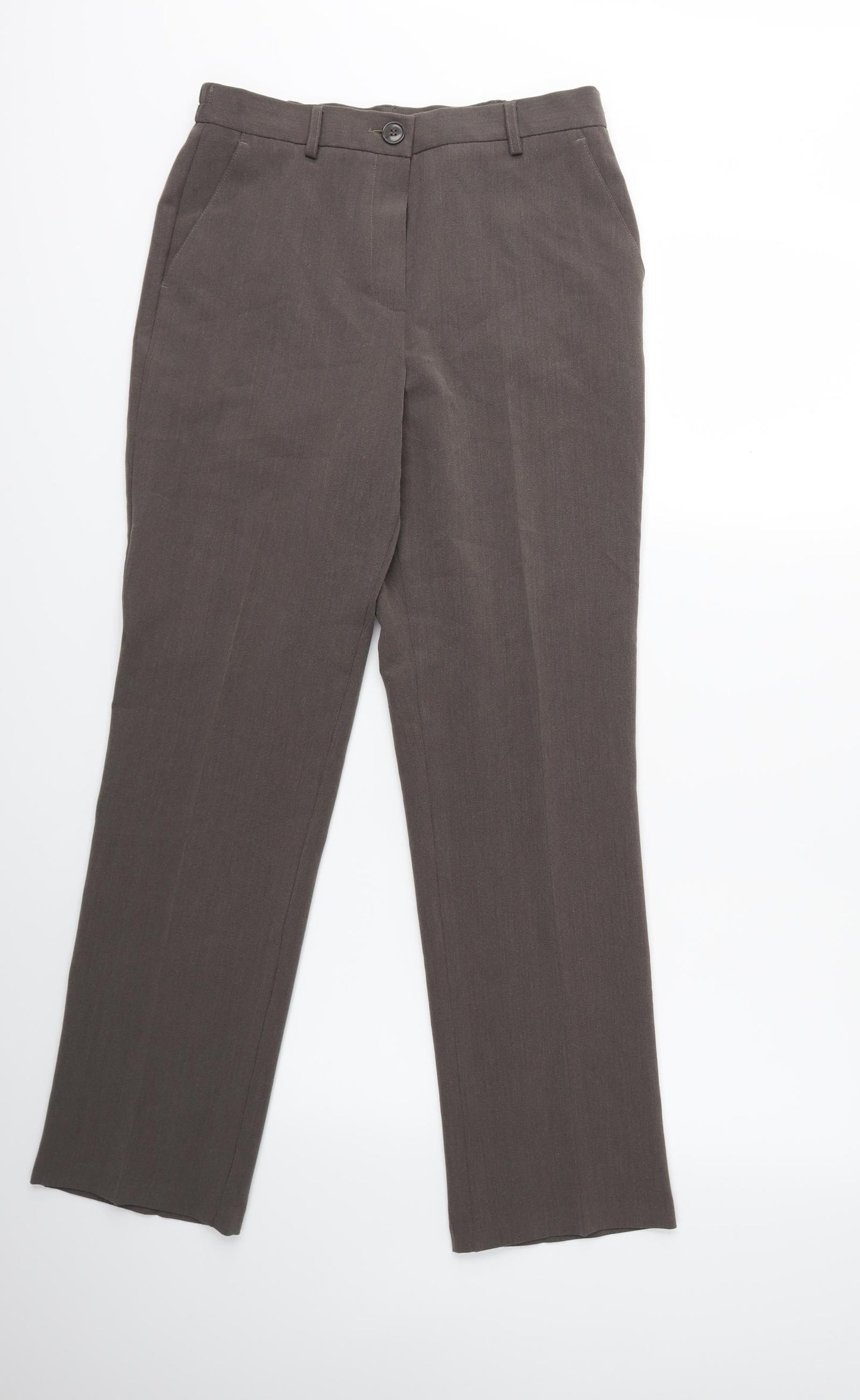 Marks and Spencer Womens Brown   Trousers  Size 10 L29 in