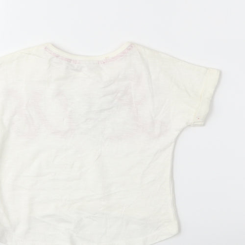 evie Baby White   Basic T-Shirt Size 12 Months