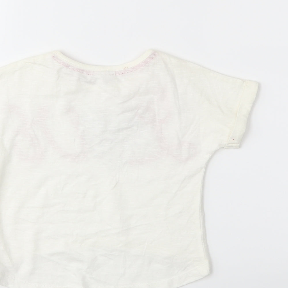 evie Baby White   Basic T-Shirt Size 12 Months