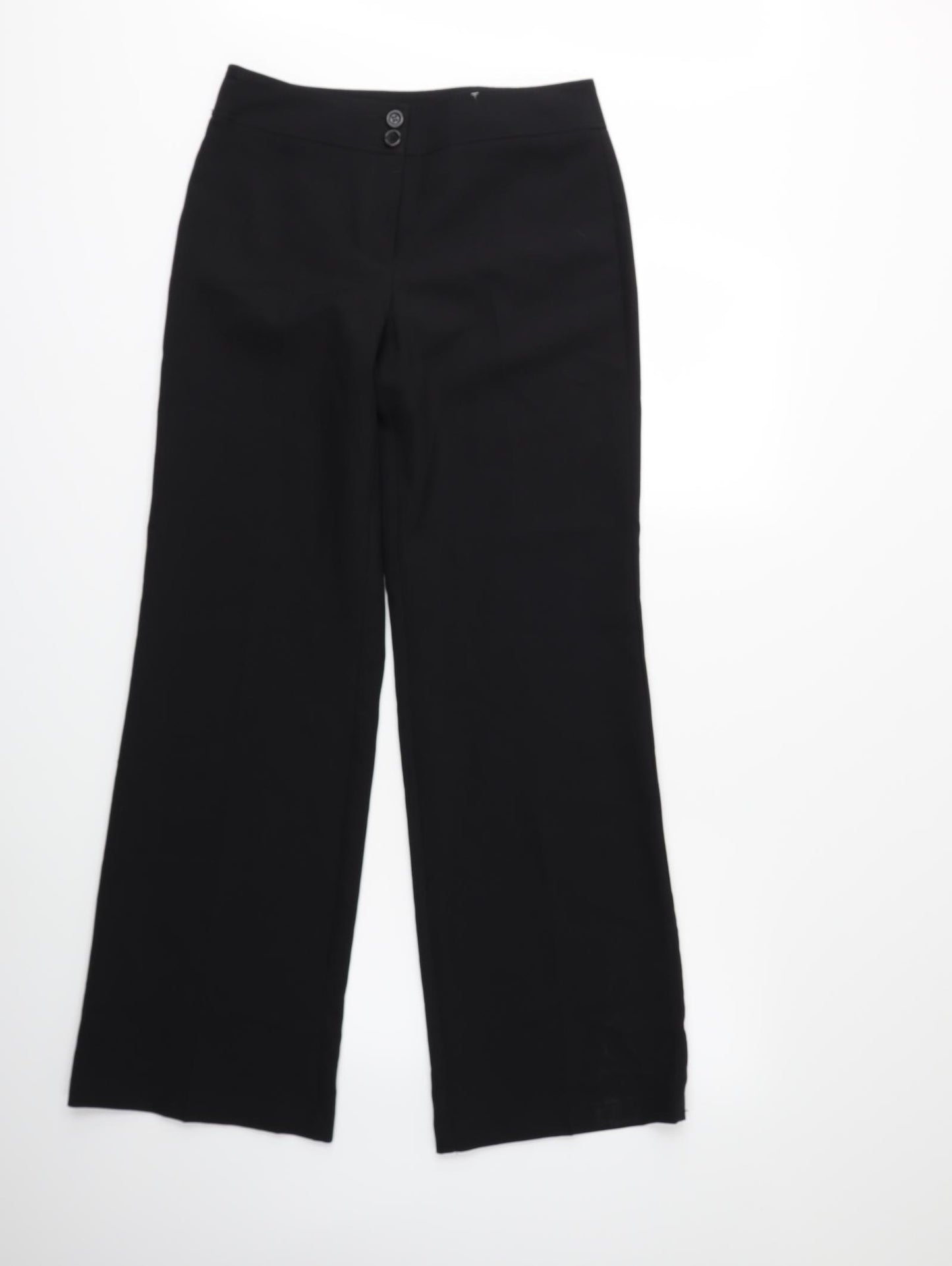 F&F Womens Black   Trousers  Size 8 L30 in