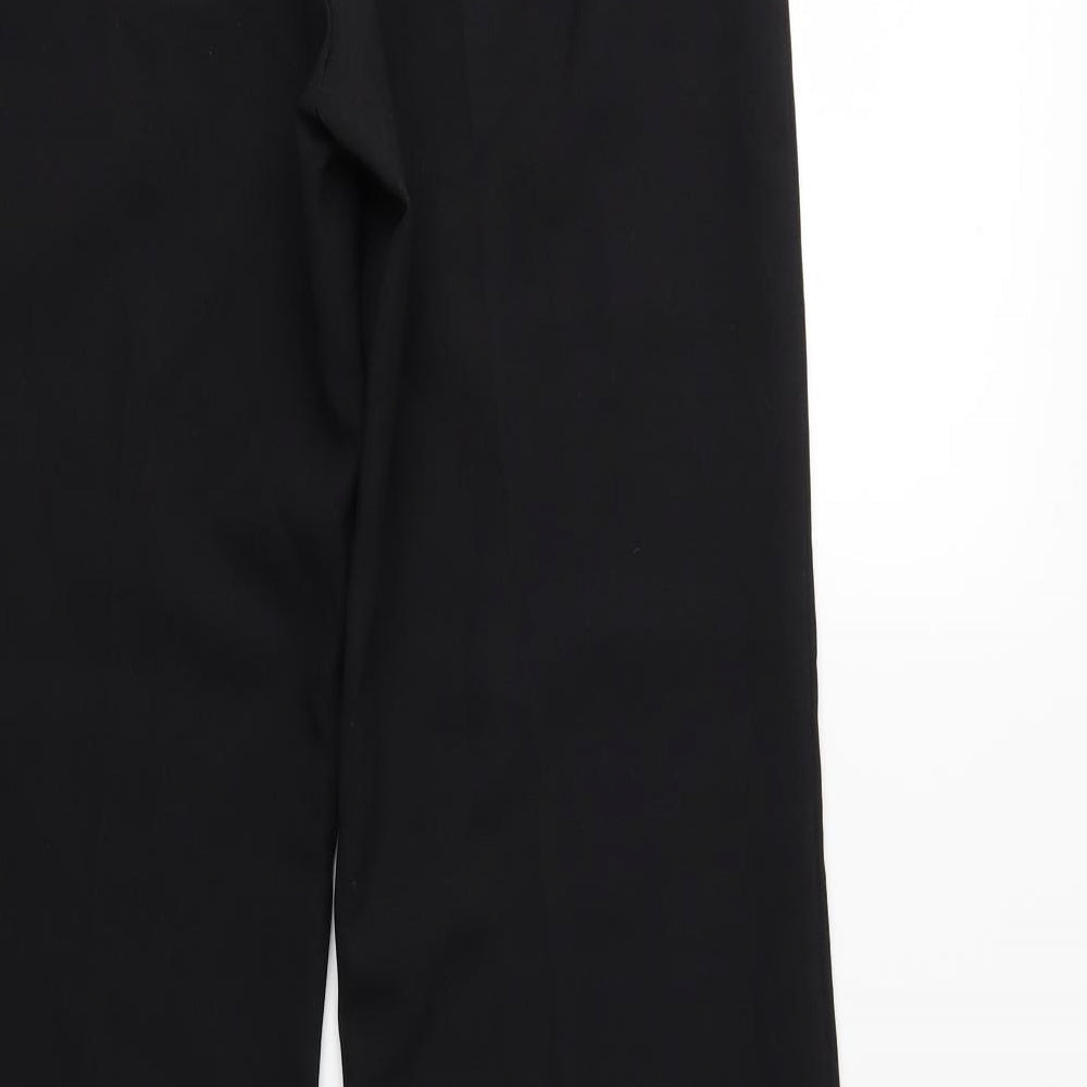 F&F Womens Black   Trousers  Size 8 L30 in