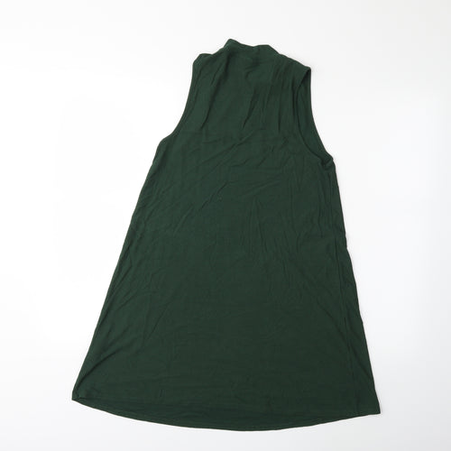 Topshop Womens Green   Basic Tank Size 8
