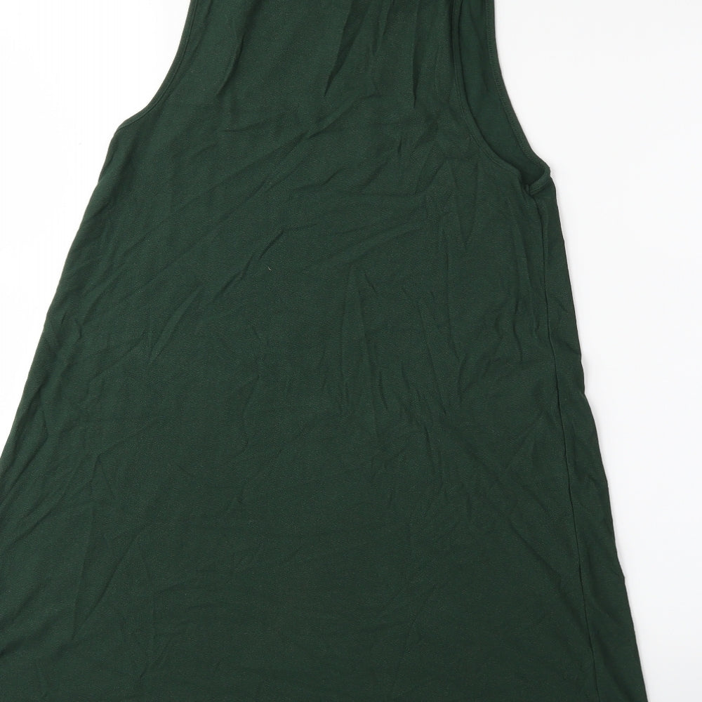 Topshop Womens Green   Basic Tank Size 8