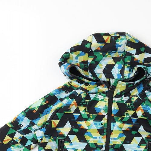 NEXT Boys Black Geometric  Pullover Hoodie Size 5 Years