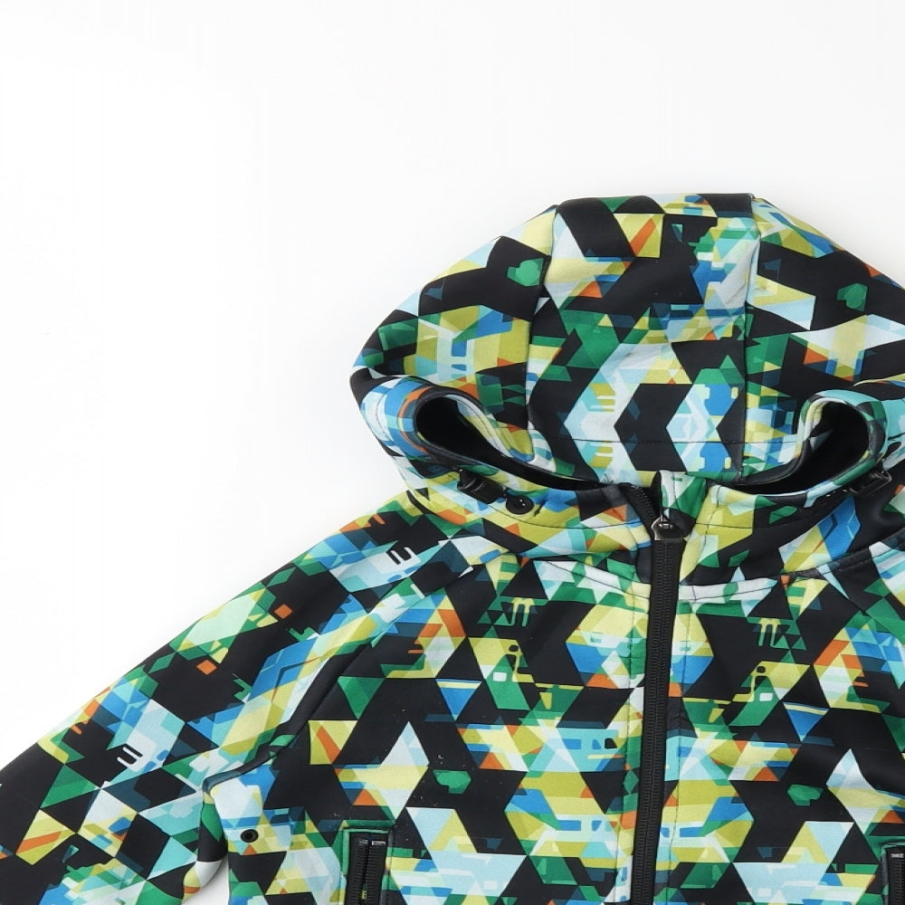 NEXT Boys Black Geometric  Pullover Hoodie Size 5 Years
