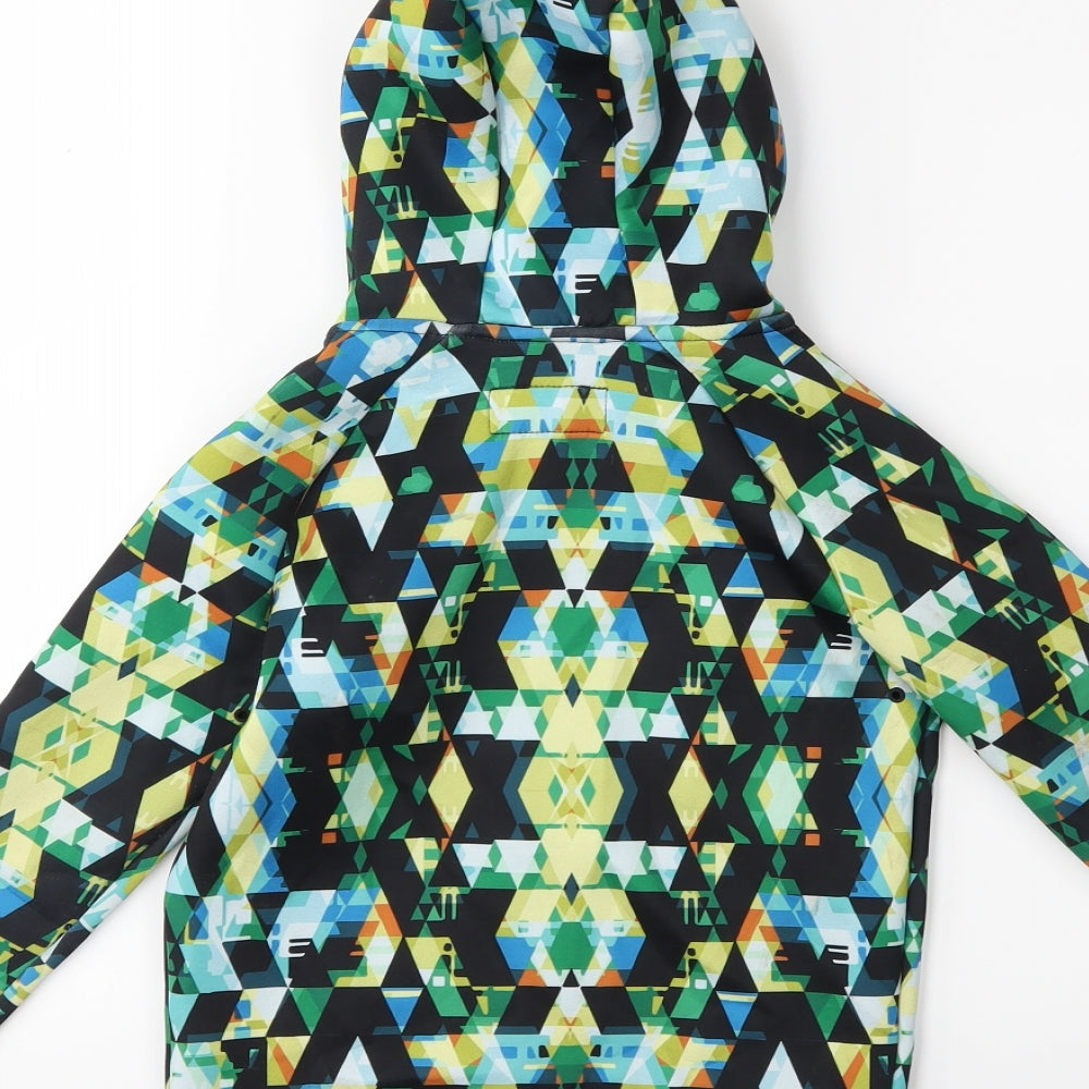 NEXT Boys Black Geometric  Pullover Hoodie Size 5 Years