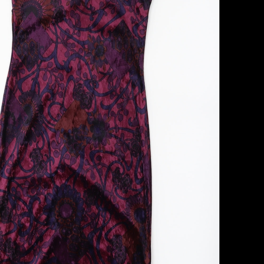 Miss Selfridge Womens Purple   Bodycon  Size 6