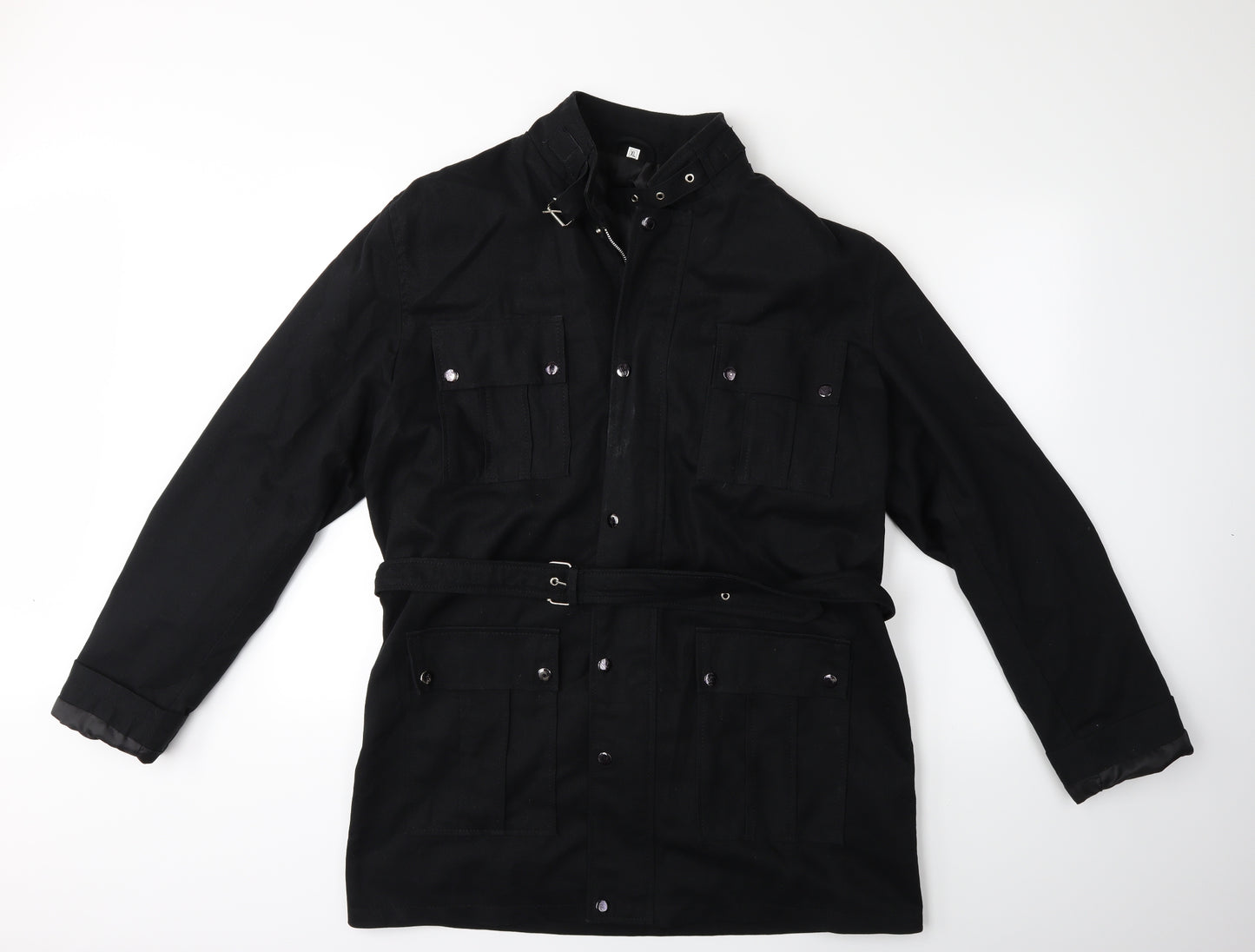 Preworn Mens Black   Military Jacket Jacket Size XL