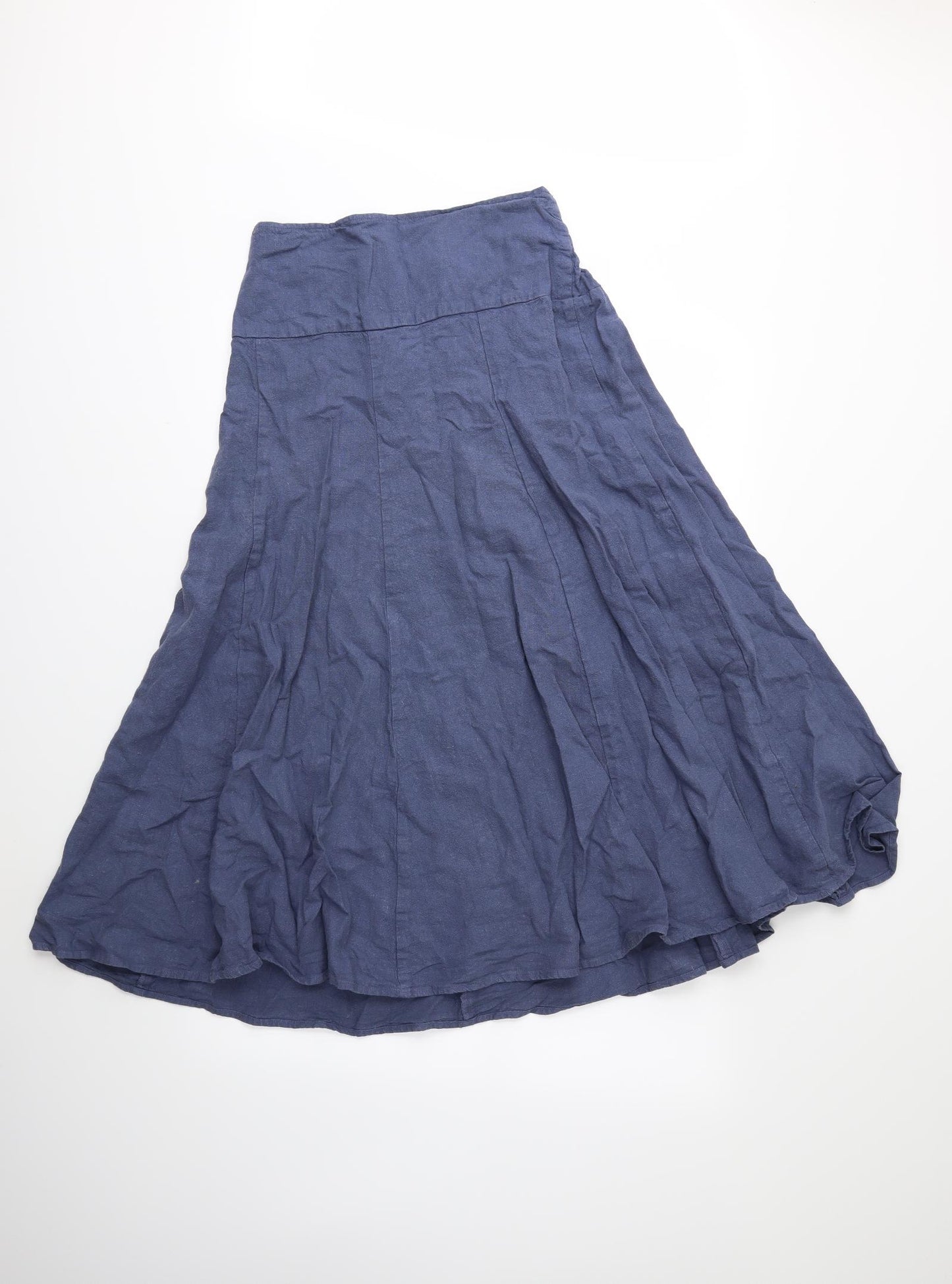 Preworn Womens Blue   Flare Skirt Size 26 in