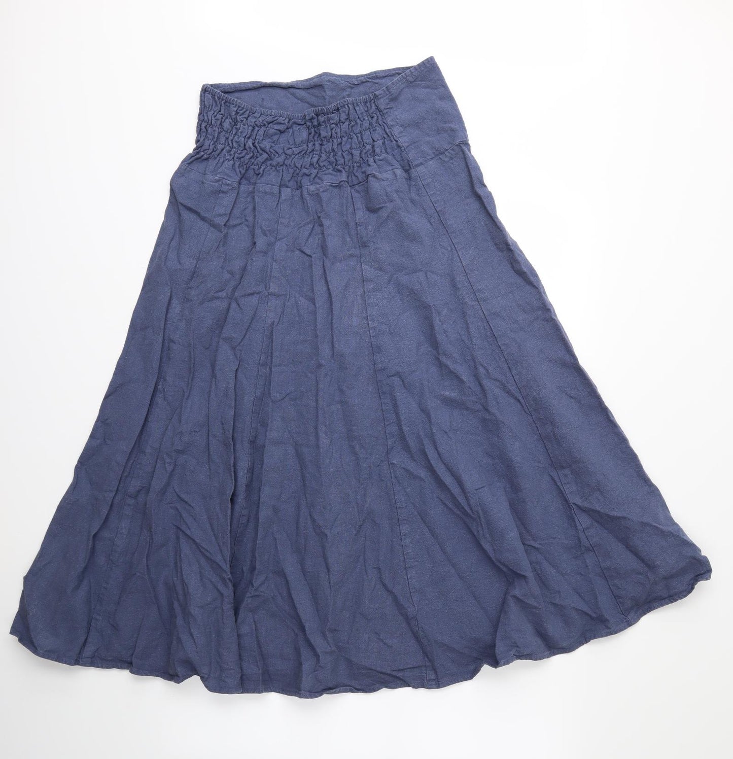 Preworn Womens Blue   Flare Skirt Size 26 in