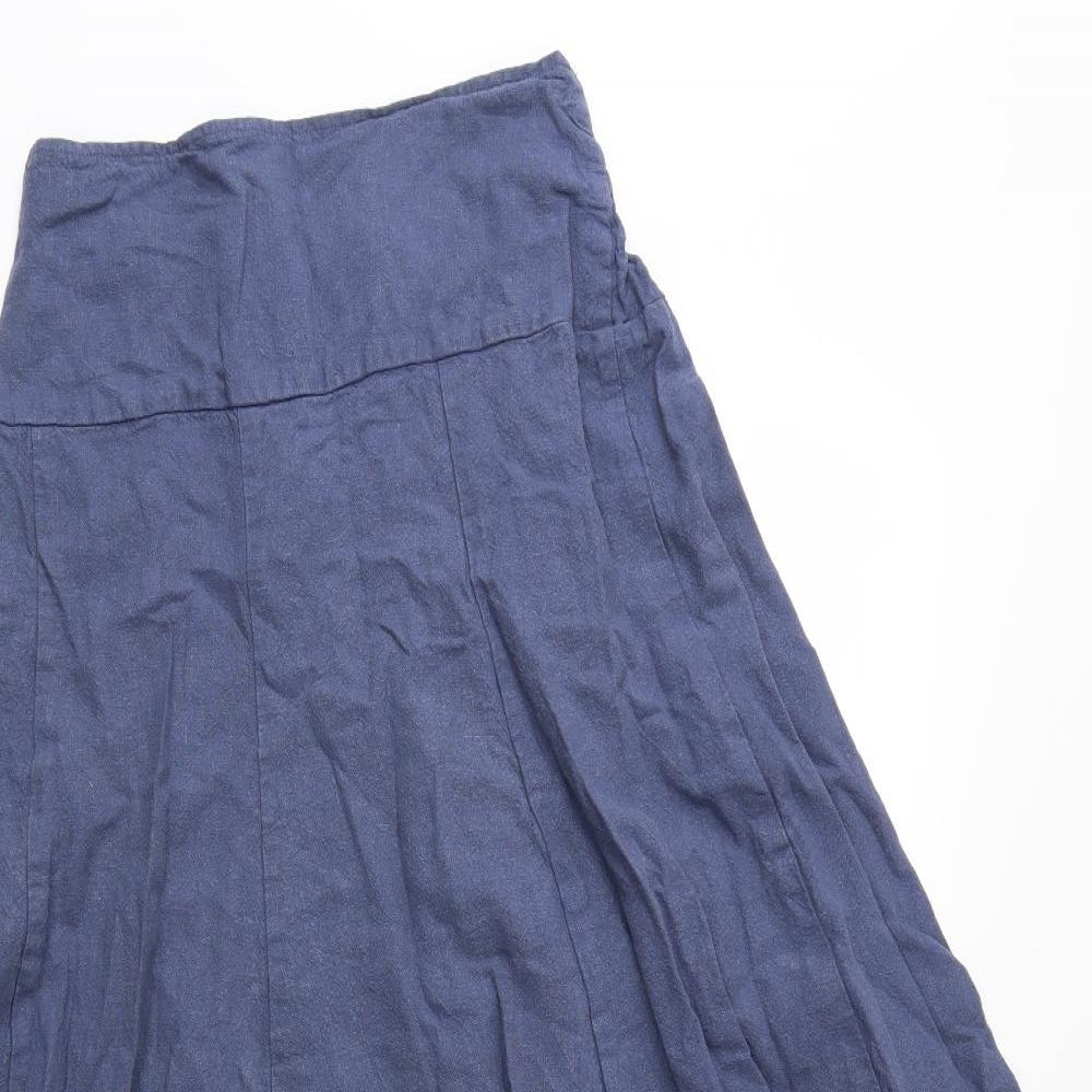 Preworn Womens Blue   Flare Skirt Size 26 in