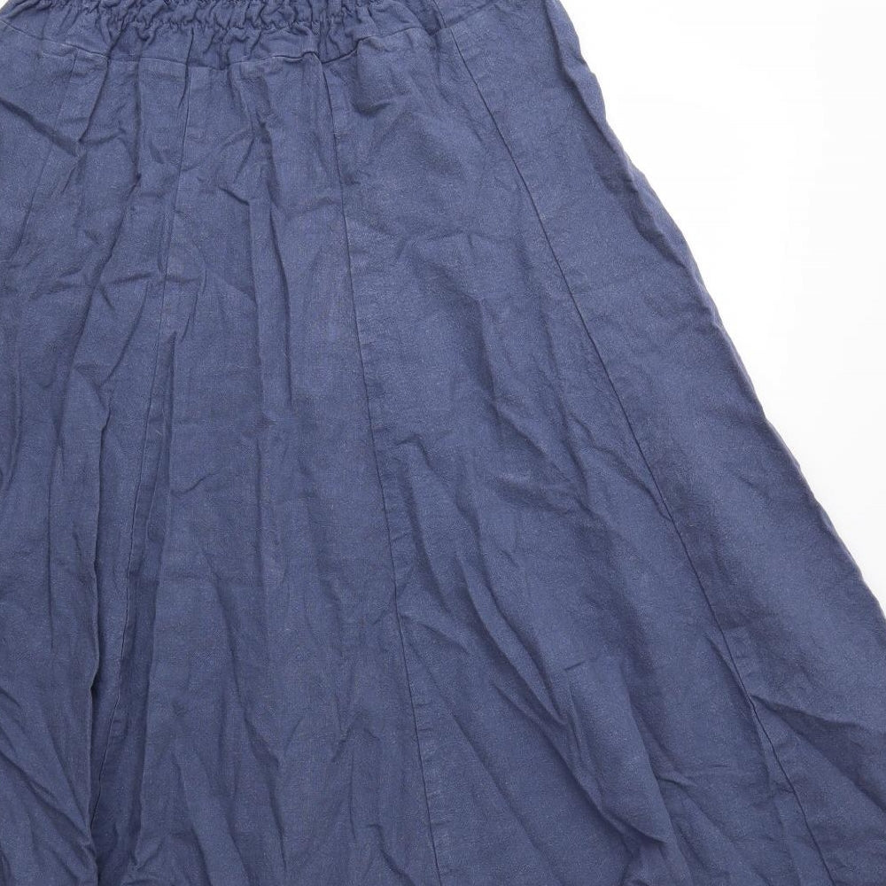 Preworn Womens Blue   Flare Skirt Size 26 in