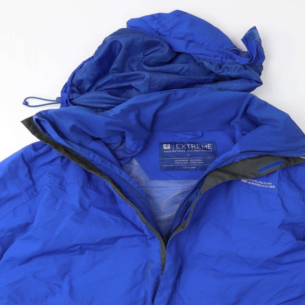 Mountain Warehouse Mens Blue   Rain Coat Coat Size XL
