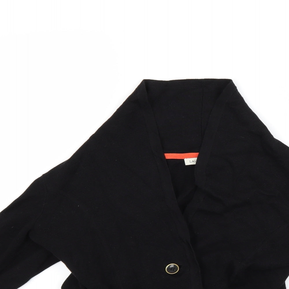 Laura Ashley Womens Black   Cardigan Jumper Size 10