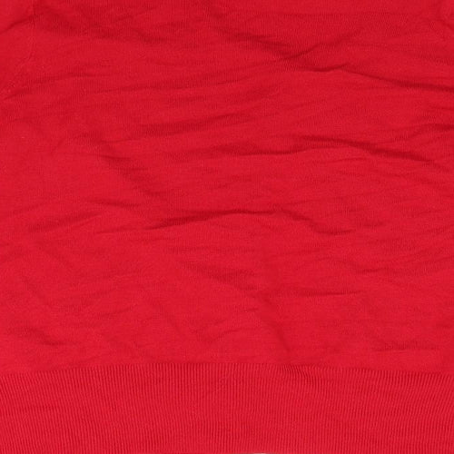 Marks and Spencer Womens Red   Cardigan Jumper Size 16