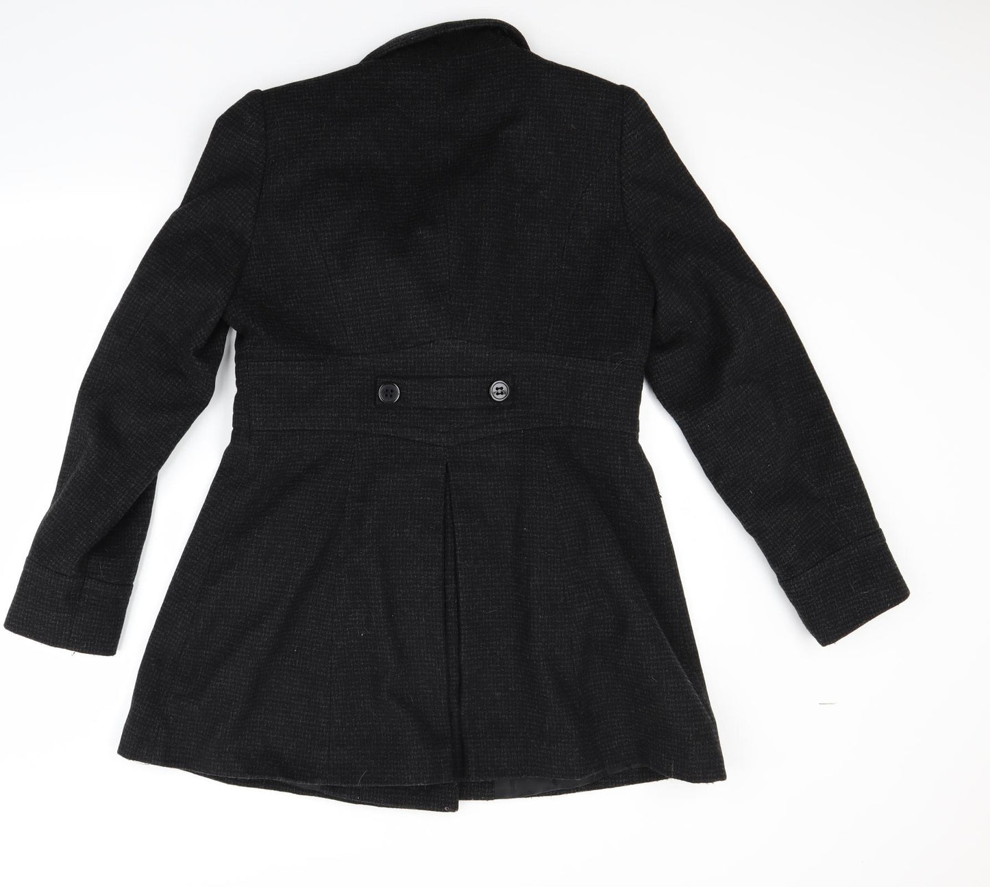 Jane Norman Womens Black   Pea Coat Coat Size 14
