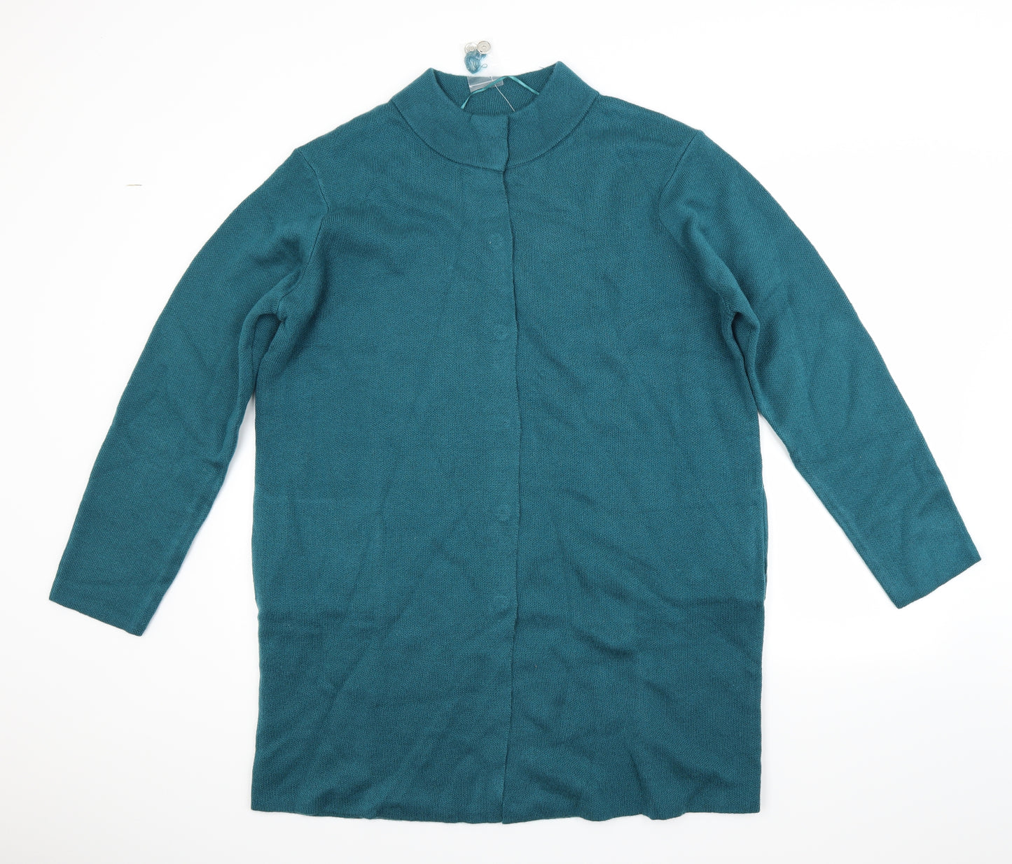 Damart Womens Green   Cardigan Jumper Size 18
