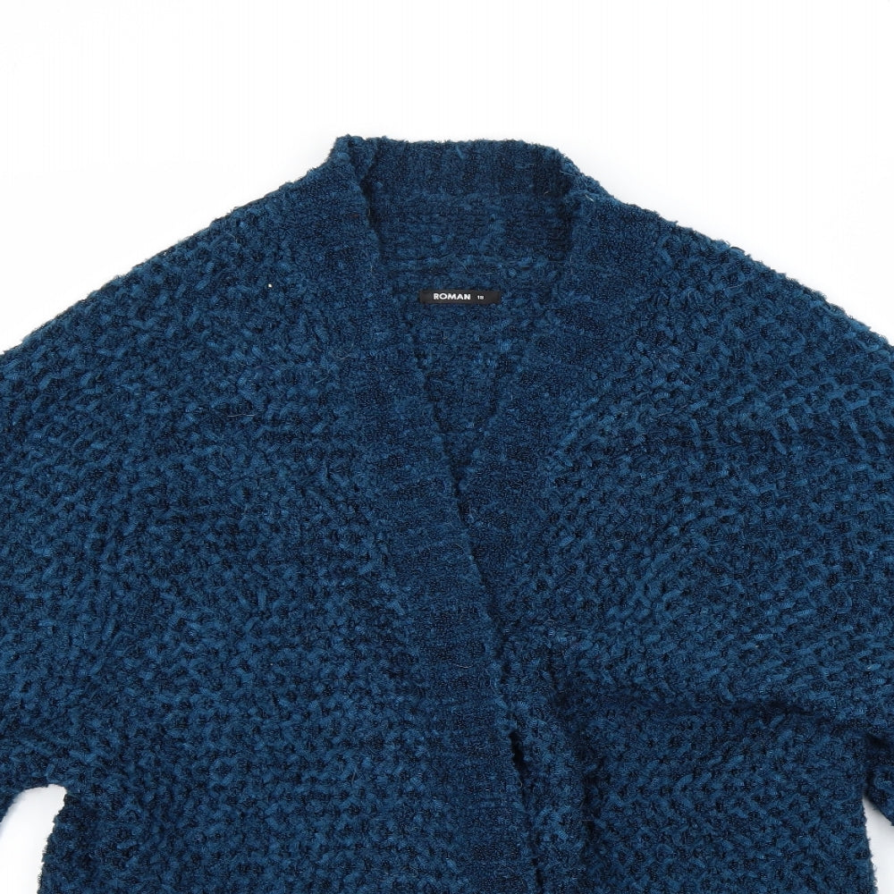 Roman Womens Blue   Cardigan Jumper Size 18