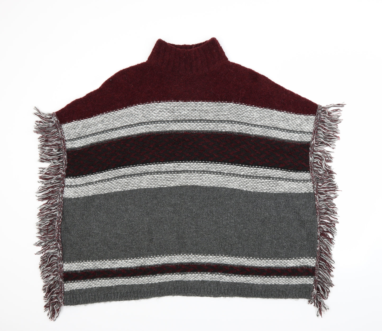George Womens Red Striped  Pullover Jumper Size S