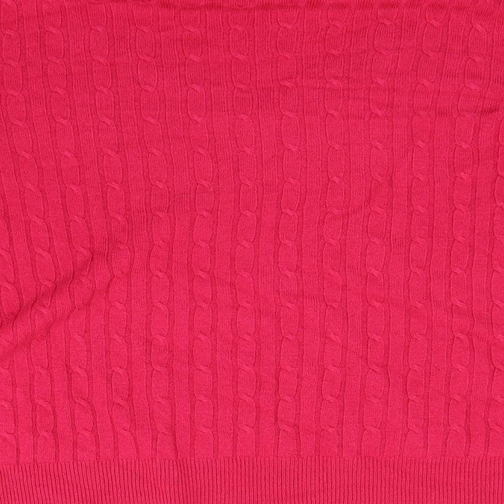 BHS Womens Red   Pullover Jumper Size 20