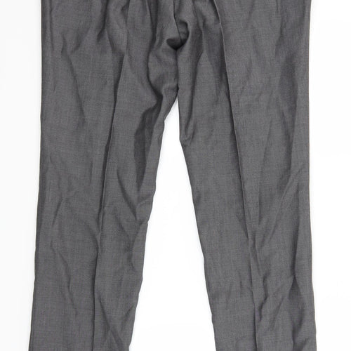 Reiss Mens Grey   Trousers  Size 34 L32 in