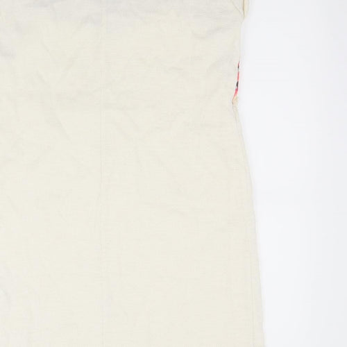 Pull & Bear Womens Beige   T-Shirt Dress  Size M