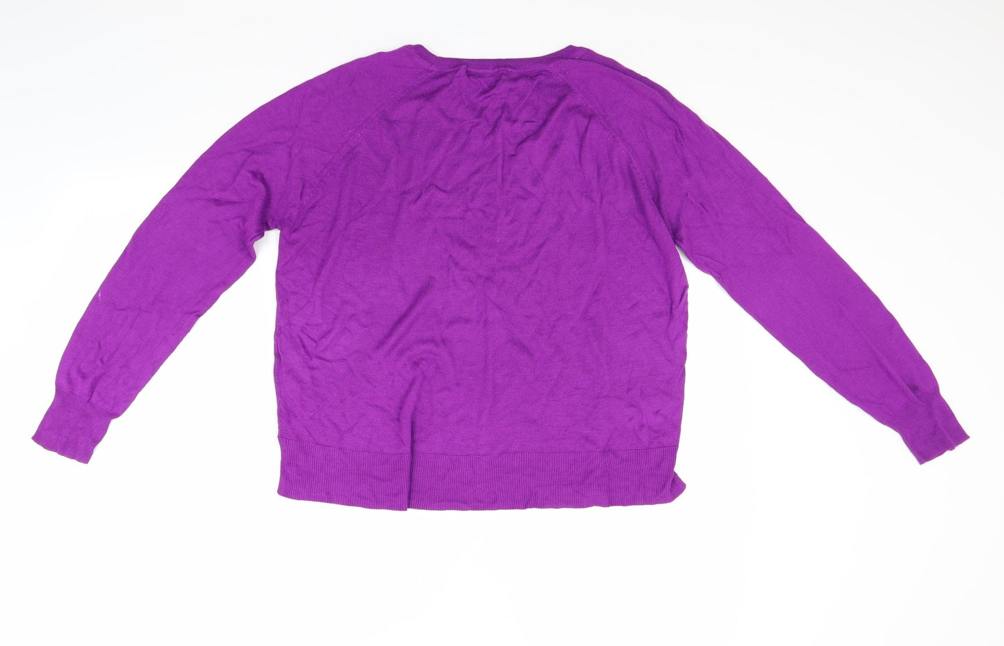Zara Womens Purple   Pullover Jumper Size M