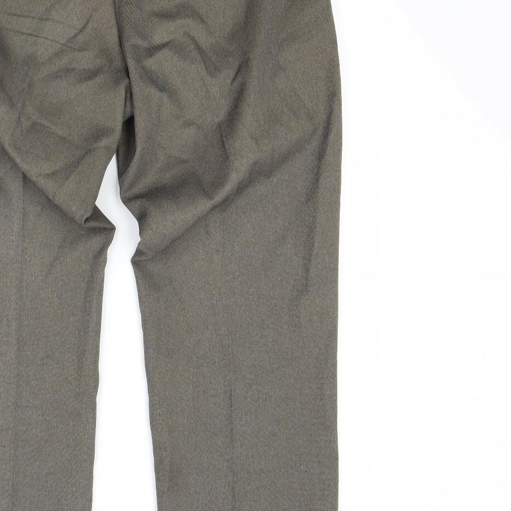 Marks and Spencer Mens Brown   Trousers  Size 32 L29 in