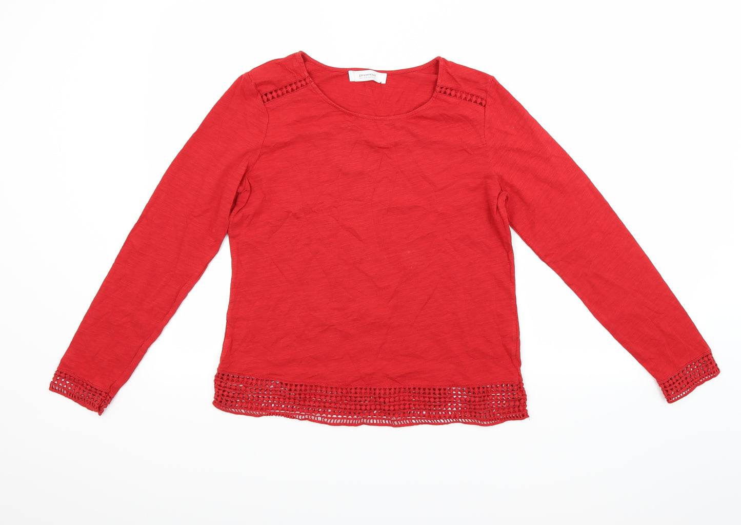 Promod Womens Red   Pullover Jumper Size M
