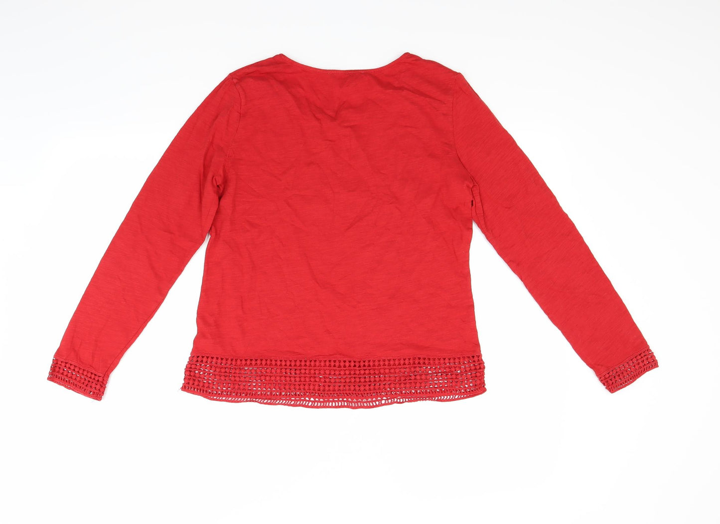 Promod Womens Red   Pullover Jumper Size M