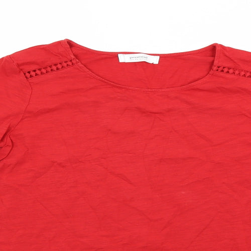 Promod Womens Red   Pullover Jumper Size M