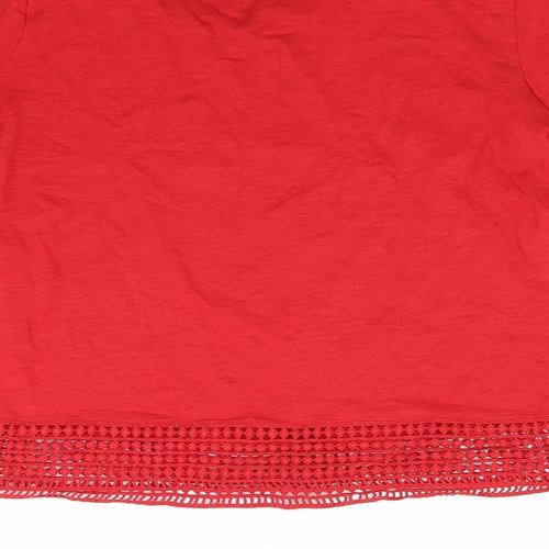 Promod Womens Red   Pullover Jumper Size M