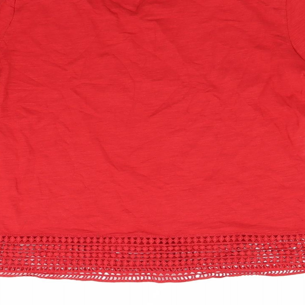 Promod Womens Red   Pullover Jumper Size M