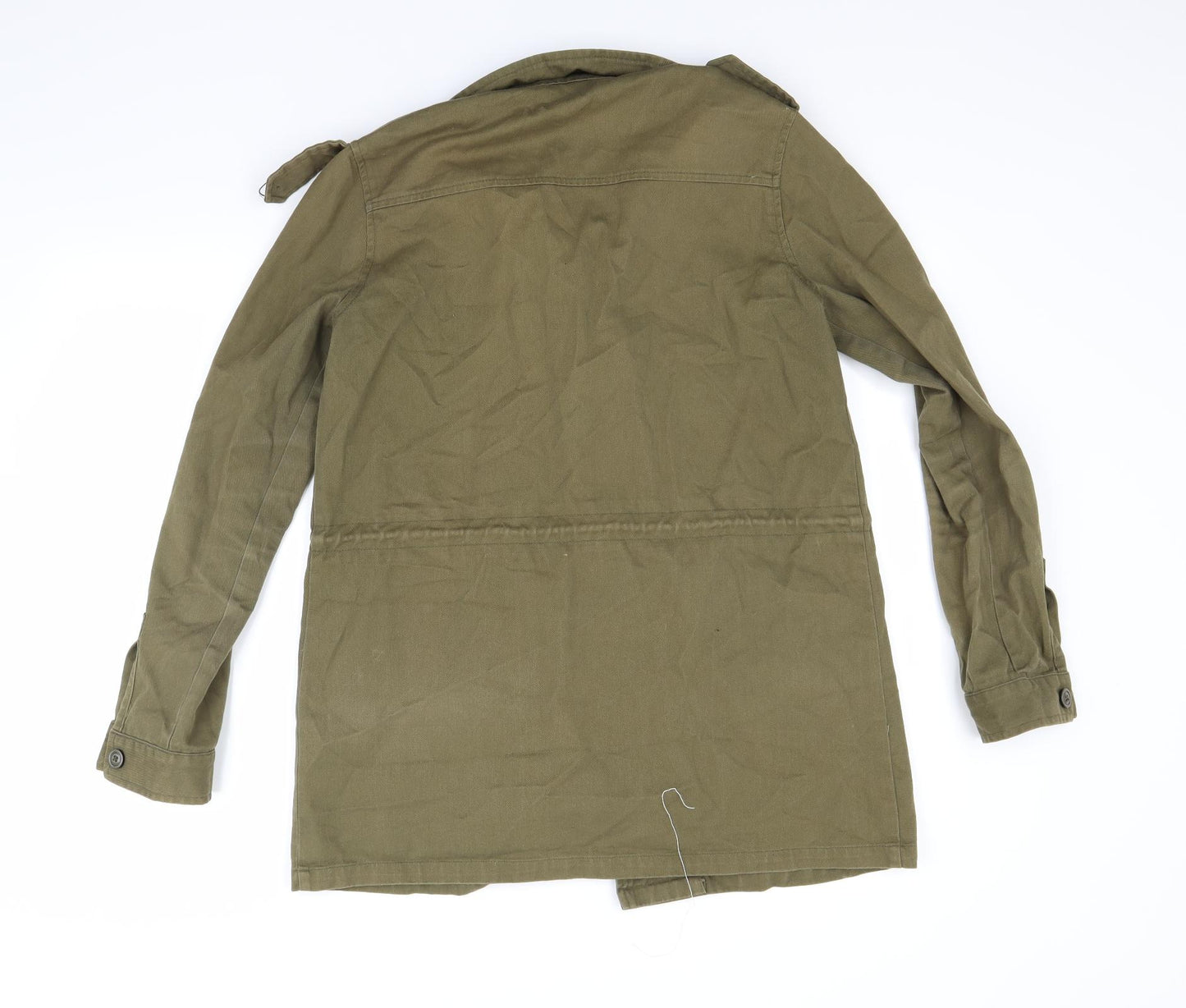 Missguided Womens Green   Military Jacket Coat Size 8