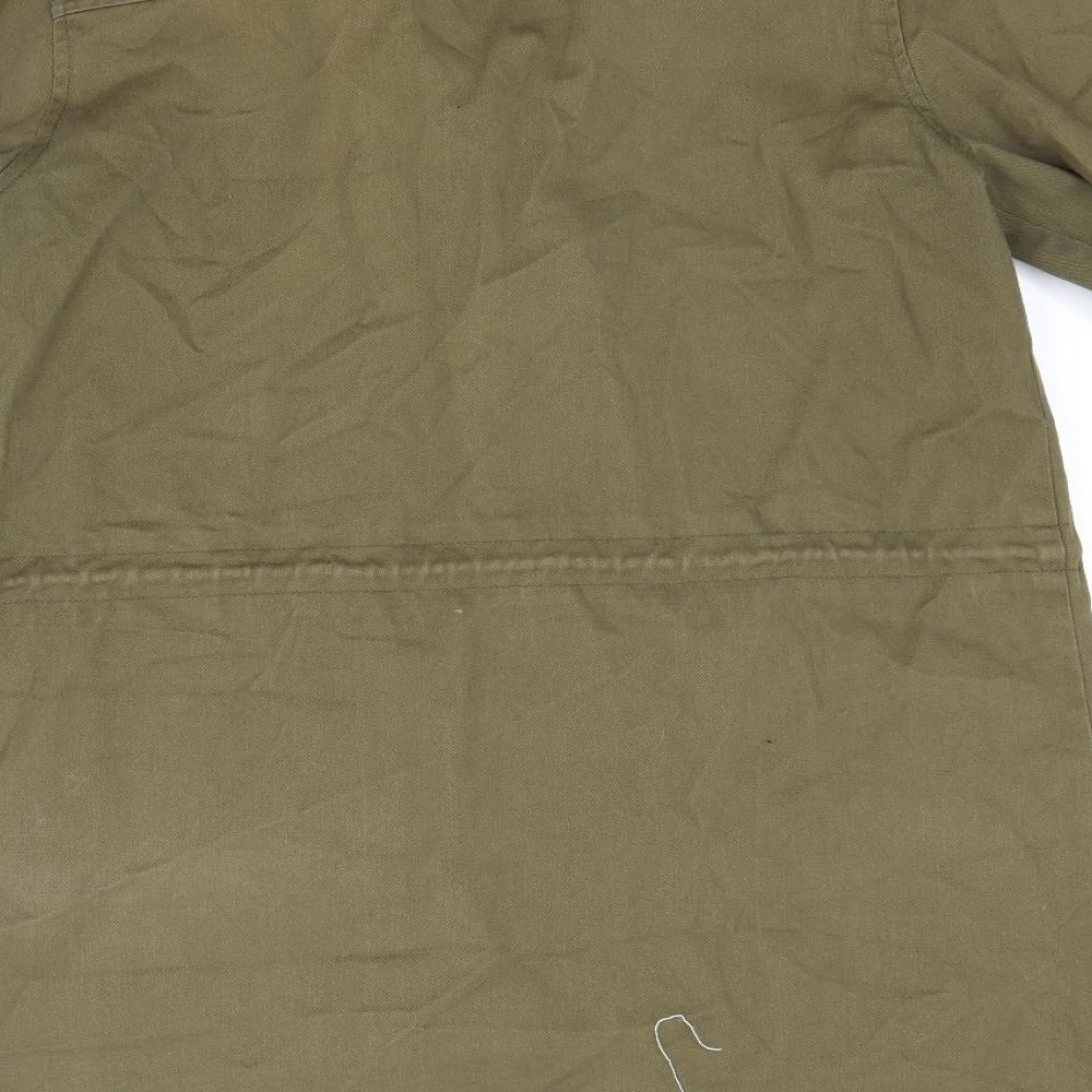 Missguided Womens Green   Military Jacket Coat Size 8